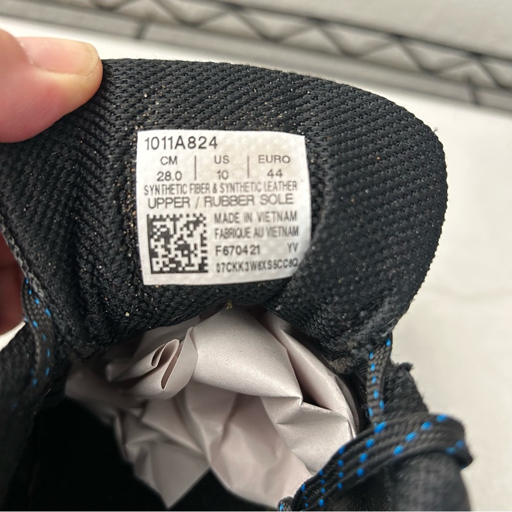 Asics Mens Gel Venture 8 1011A824 Black Blue Running Shoes Sneakers Size 10 - Picture 13 of 13